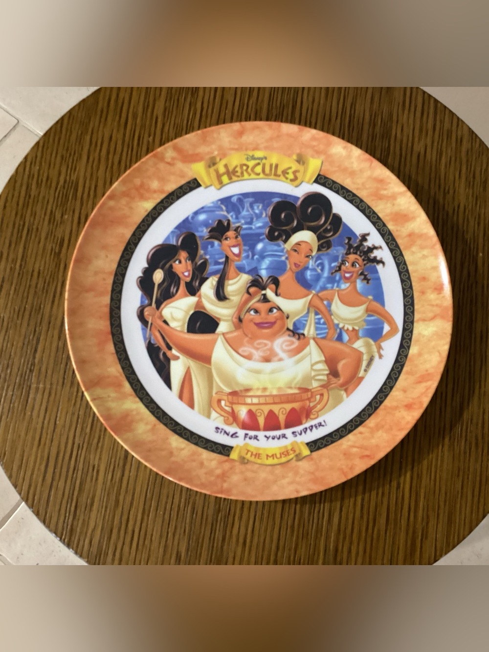 Disney Hercules Collector Plates Set of 5 - Picture 5 of 6